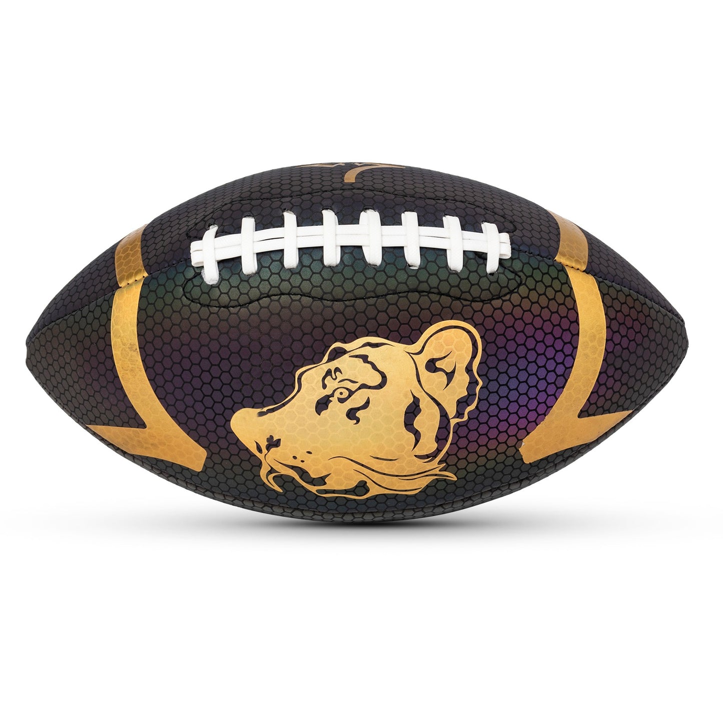 Factory Custom Holographic Glowing Reflective American Football Wholesale Price from Original Factory