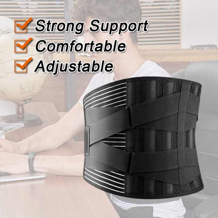 Sports Medicine Breathable Mesh Design Adjustable Support Strap Lower Back Support Belt