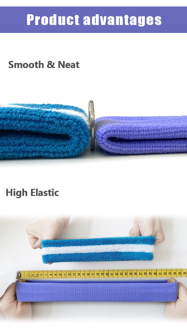 New Trendy Very Peri Smooth Thin Suitable for Home and Outdoor Nylon Sweatband Headband and Wristband No reviews yet