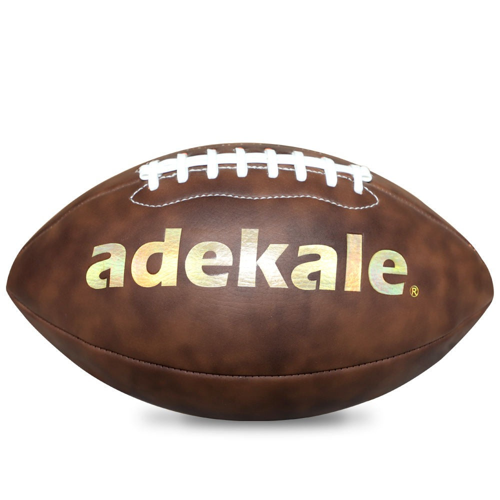 High Quality Custom Logo American Football Ball Microfiber Leather Official Size 9 for Training and Match Factory Sample
