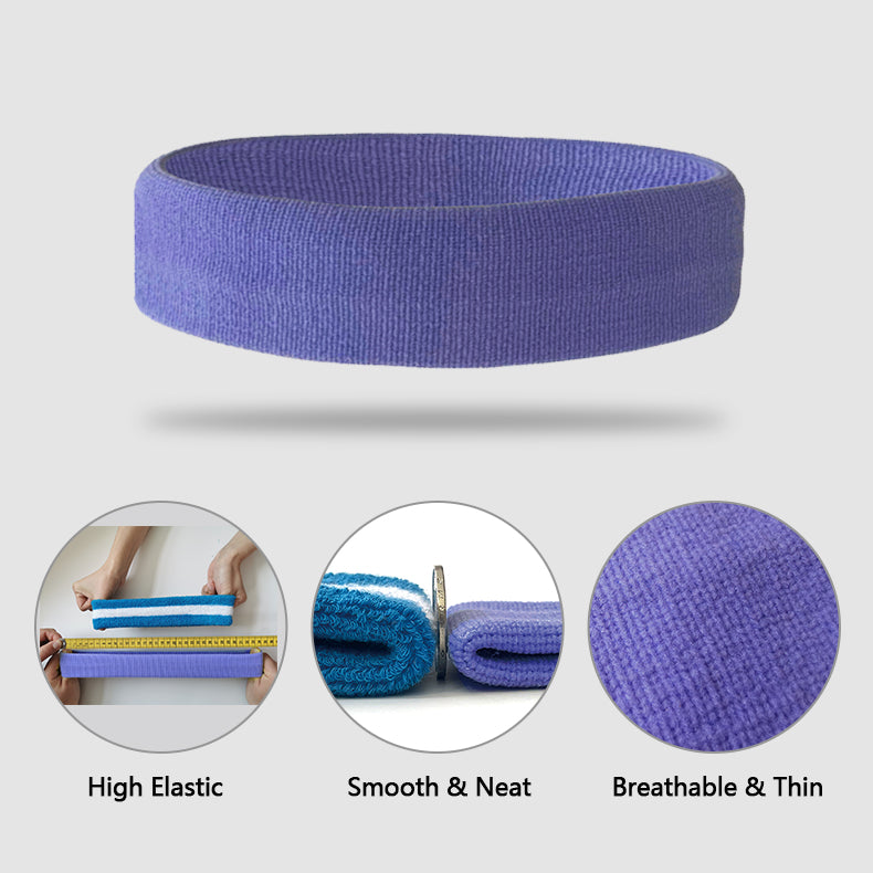 New Trendy Very Peri Smooth Thin Suitable for Home and Outdoor Nylon Sweatband Headband and Wristband No reviews yet