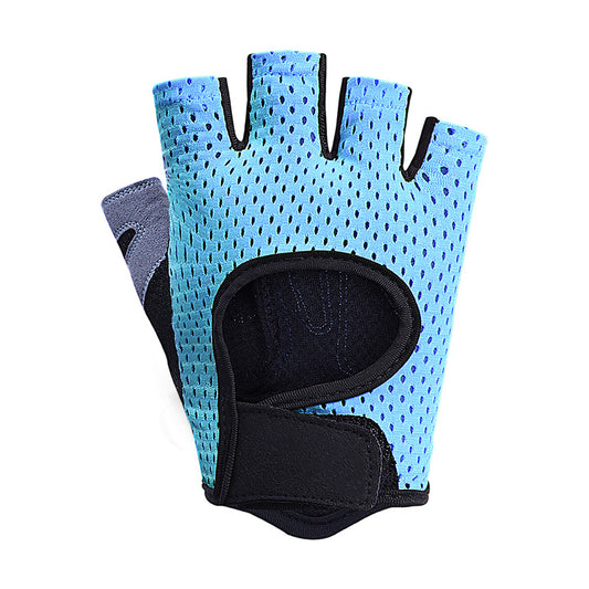 Outdoor Sports Cycling Unisex Gloves Shock Absorbent Anti-slip Half Finger Gloves