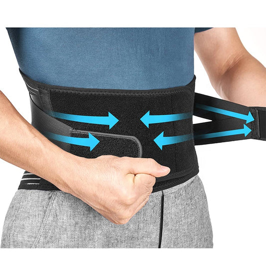 Sports Medicine Breathable Mesh Design Adjustable Support Strap Lower Back Support Belt