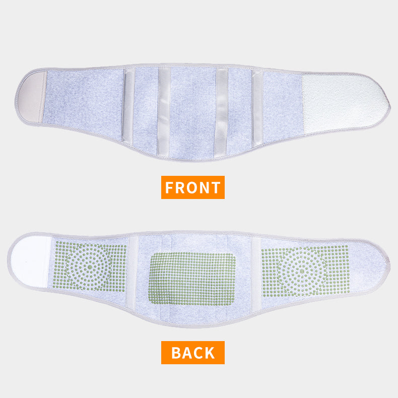 Men Women Winter Thick Waist Warmer Lumbar Support Belt Cosy Warm Belly Stomach Protector with Wormwood Extract