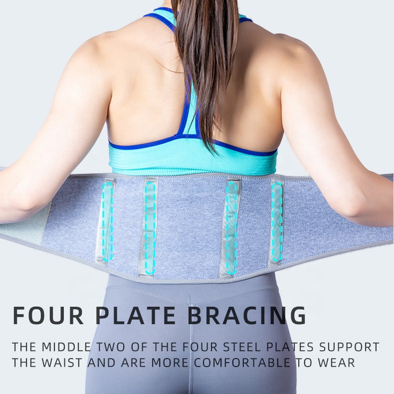 Men Women Winter Thick Waist Warmer Lumbar Support Belt Cosy Warm Belly Stomach Protector with Wormwood Extract