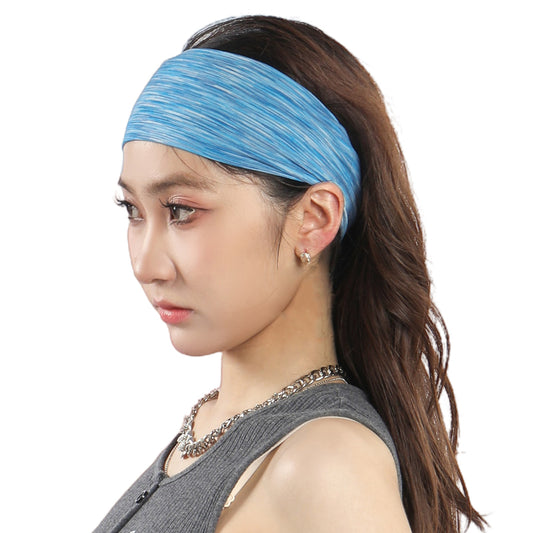 Women Elastic Non slip Sports Workout Headbands Sweatbands Yoga Hairbands for Travel Fitness Athletic