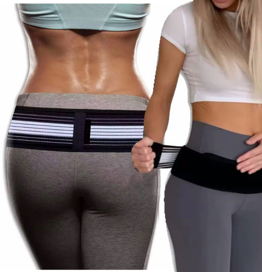 Neoprene Sacroiliac Belt for Men and Women Breathable Lower Back Pain Relief Support Flexible Widened Hip Design