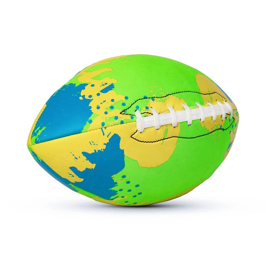 High Quality Durable PU Composite Leather American Football Ball Junior Youth Size 6 and Size 9 Custom Logo Print Images