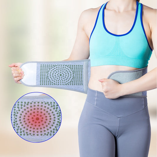 Men Women Winter Thick Waist Warmer Lumbar Support Belt Cosy Warm Belly Stomach Protector with Wormwood Extract