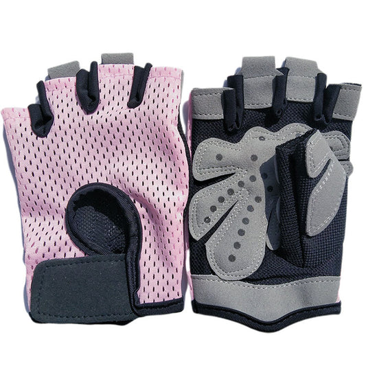 Outdoor Sports Cycling Unisex Gloves Shock Absorbent Anti-slip Half Finger Gloves